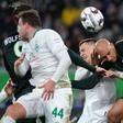 On taregt: Wolfsburg defender John Brooks headed in his team's goal