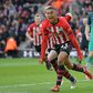 Yan Valery celebrates Southampton's equaliser in a 2-1 win over Tottenham