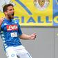 Dries Mertens moved level with Diego Maradona in Napoli's all-time goalscorers list after scoring his free-kick opener at Frosinone