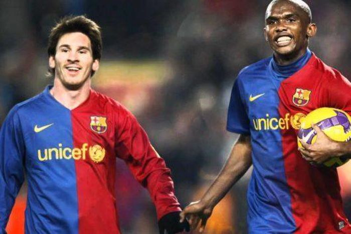 Messi and Eto