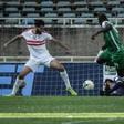 Dennis Oliech scores the goal that sealed a 4-2 CAF Confederation Cup group victory for Gor Mahia of Kenya over Zamalek of Egypt