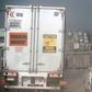 Trucks line up to cross from Mexico to the United States near the border in Tijuana