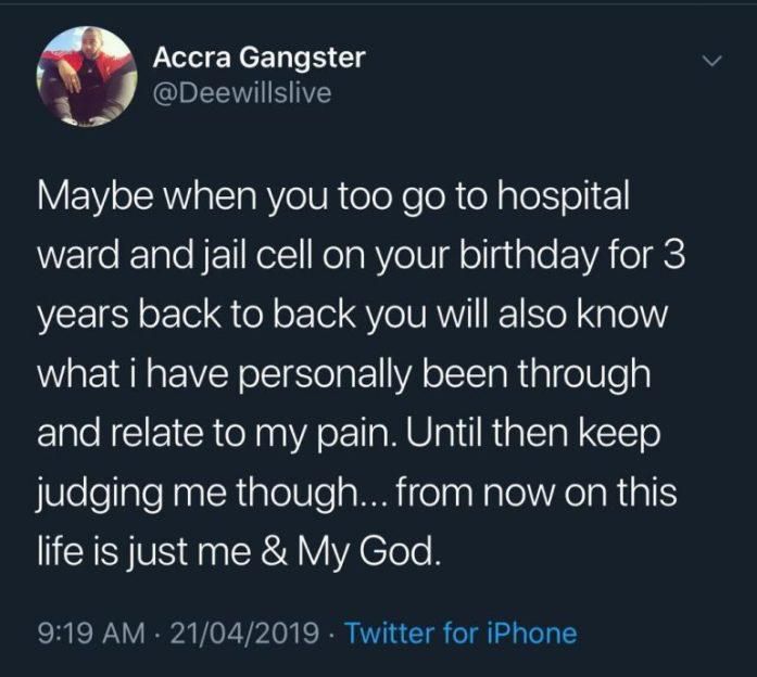 Dee Wills Twitter post