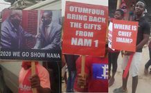 Menzgold clients demonstrate in Tarkwa again.