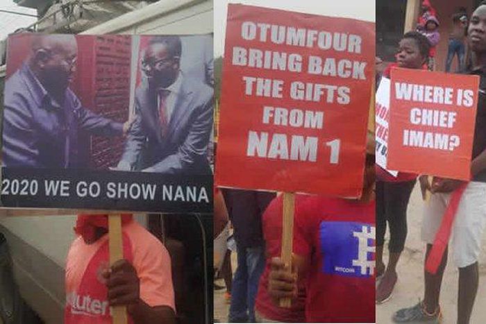 Menzgold clients demonstrate in Tarkwa again.