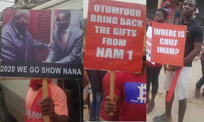 Menzgold clients demonstrate in Tarkwa again.