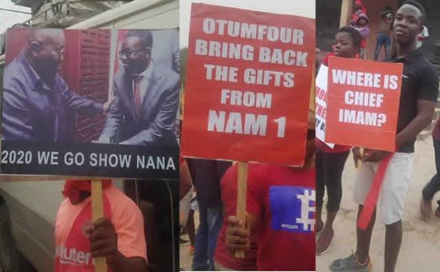 Menzgold clients demonstrate in Tarkwa again.