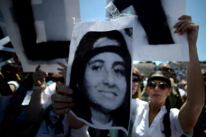 Posters of Emanuela Orlandi are often held up by people demonstrating over the case
