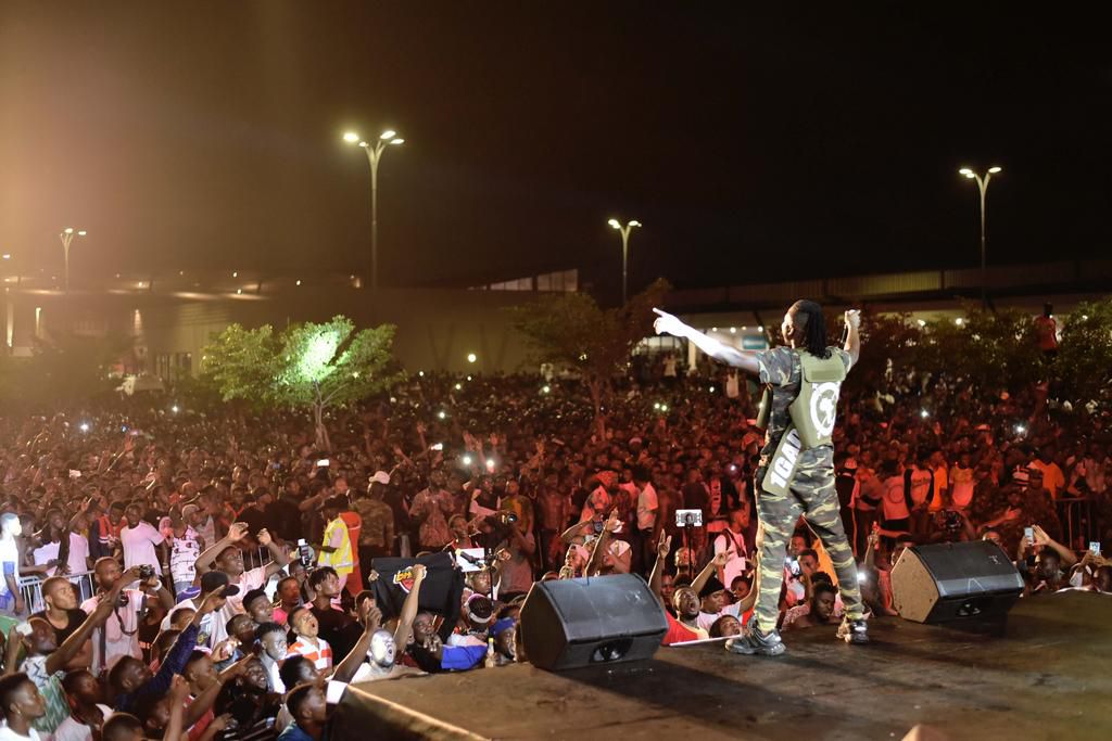 Massive crowd turn up for VGMA nominees jam in Kumasi