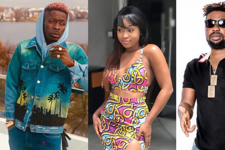 Shatta Wale, Efia Odo and Late Junior US