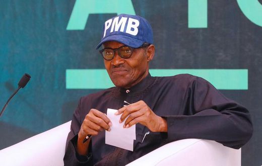 President Muhammadu Buhari [Twitter/@BashirAhmaad]