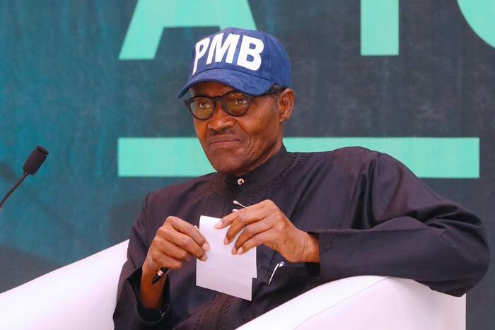 President Muhammadu Buhari [Twitter/@BashirAhmaad]