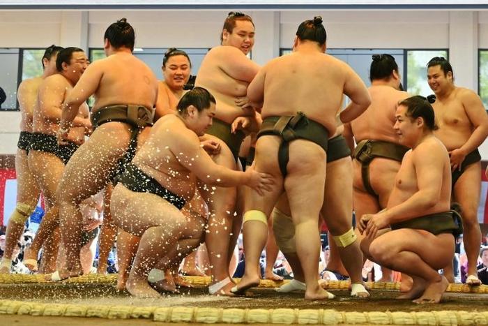 The revered sport of sumo is steeped in centuries-old traditions, starting with the sipping of sacred water and the sprinkling of purifying salt before a bout