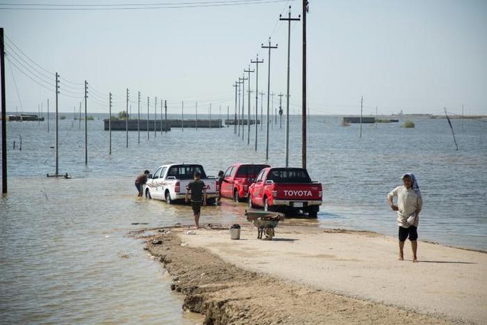 Weeks of rain compounded by melting snowcaps in neighbouring Turkey and Iran have led to historic water levels