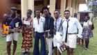 Students celebrating old school day (Giststudents)