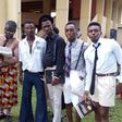 Students celebrating old school day (Giststudents)