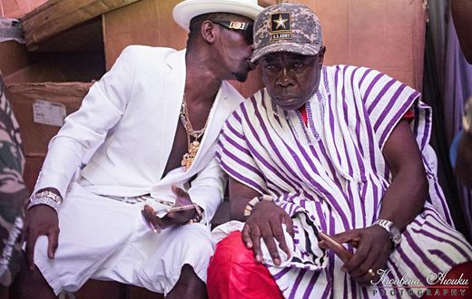 Shatta Wale and the father