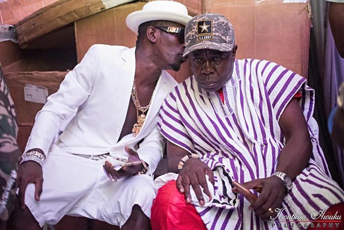 Shatta Wale and the father