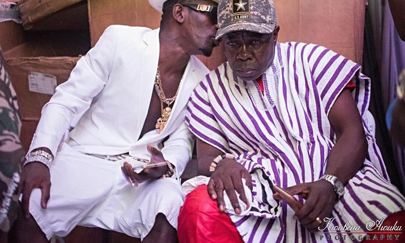 Shatta Wale and the father