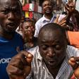 In the commercial capital Lagos, streets normally teeming with activity were eerily empty