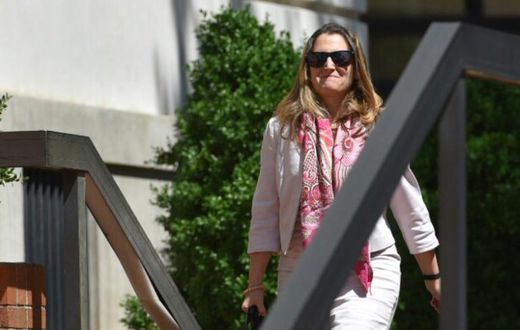 Canadian Foreign Minister Chrystia Freeland was in Washington for talks with US Trade Representative Robert Lighthizer and congressional leaders