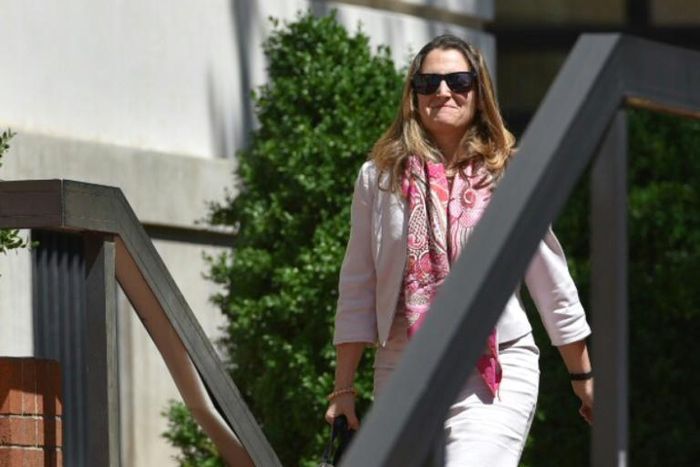 Canadian Foreign Minister Chrystia Freeland was in Washington for talks with US Trade Representative Robert Lighthizer and congressional leaders