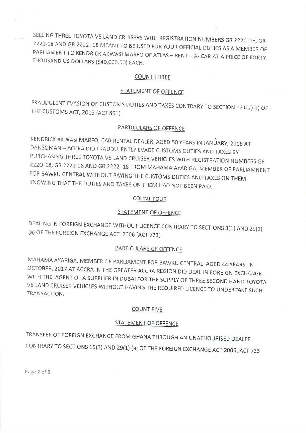 The Republic v Mahama Ayariga