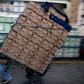 A worker pulls a cart at the "Central de Abasto" wholesale market in Mexico City on January 14, 2019