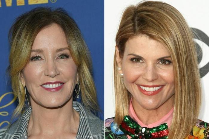 "Desperate Housewives" star Felicity Huffman (L) and fellow Hollywood actress Lori Loughlin are among 50 people indicted in a nationwide university admissions scam, court records showed