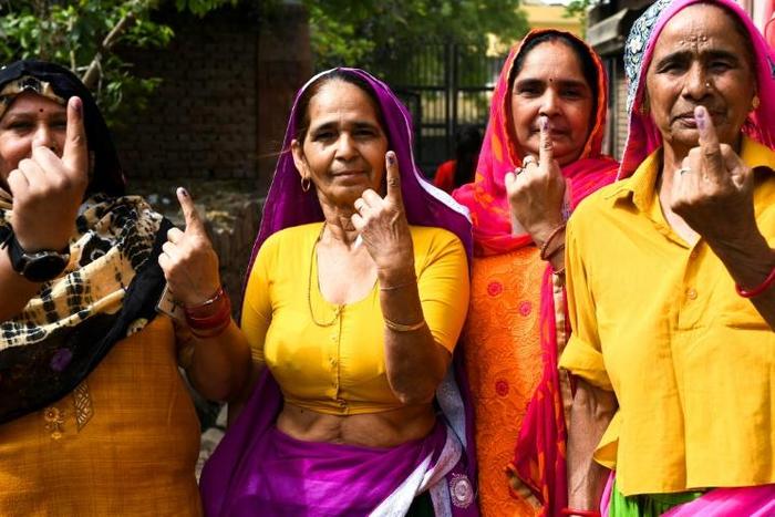Fifty-nine seats were up for grabs across India on Sunday on the sixth voting day in the country's marathon elections