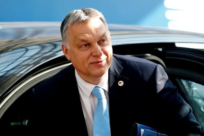 The V4NA agency -- founded by figures close to Hungarian Prime Minister Viktor Orban (pictured March 2019) -- says it is an "independent international news agency" emplying 50 journalists