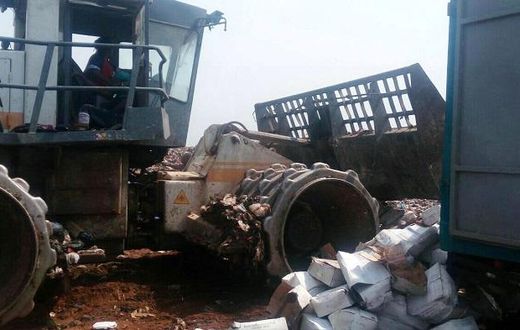 Large quantities of unwholesome mackerel destroyed