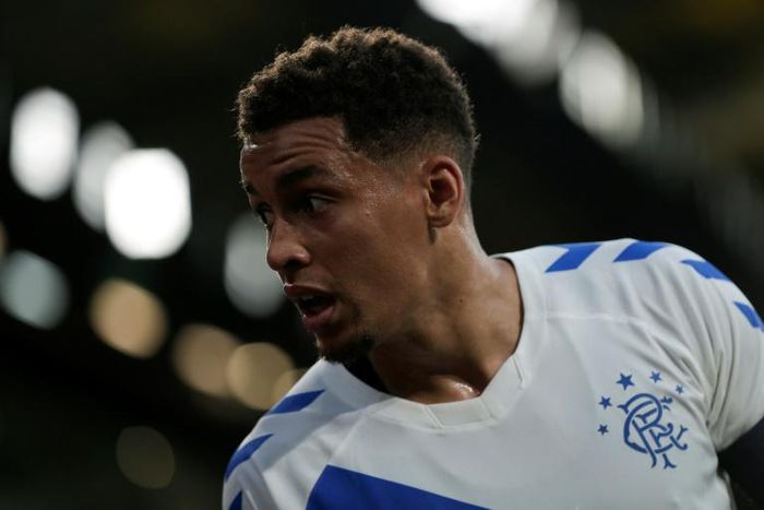 Rangers' defender James Tavernier (pictured September 2018) opened the scoring from the spot in the third minute but hit the post with his second-spot kick of the afternoon