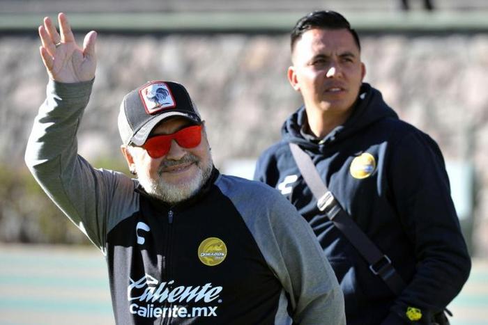 World Cup-winner Diego Maradona took the Dorados coaching job in September 2018