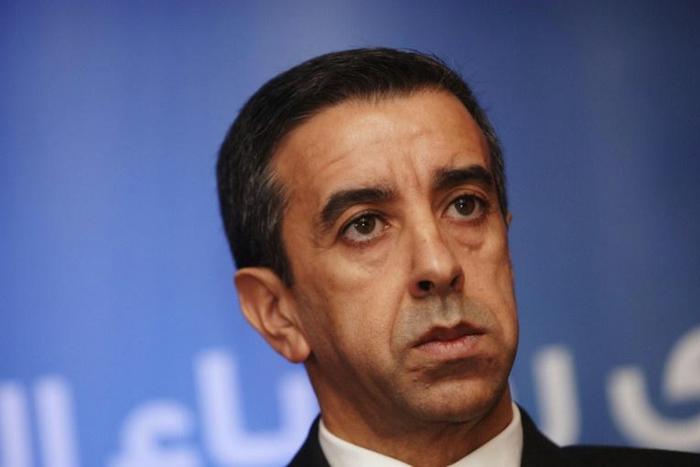 Ali Haddad pictured in October 2015; the prosecutor's office in Algiers has requested the tycoon serve an 18 month jail term