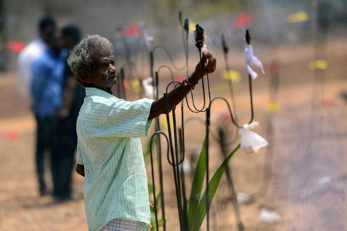 Members of the 2.5-million-strong Tamil community mourned their war dead on Saturday