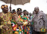 President Nana Addo Dankwa Akufo-Addo tours Oti region