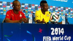 Kwesi Appiah and Asamoah Gyan