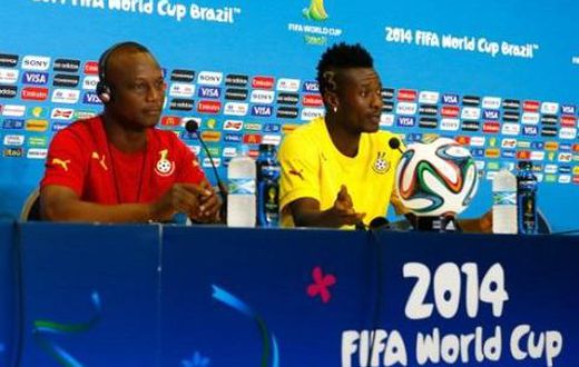 Kwesi Appiah and Asamoah Gyan