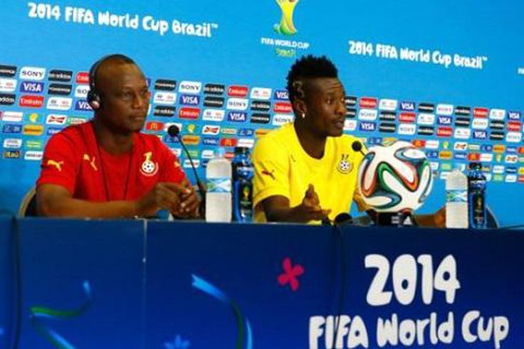 Kwesi Appiah and Asamoah Gyan