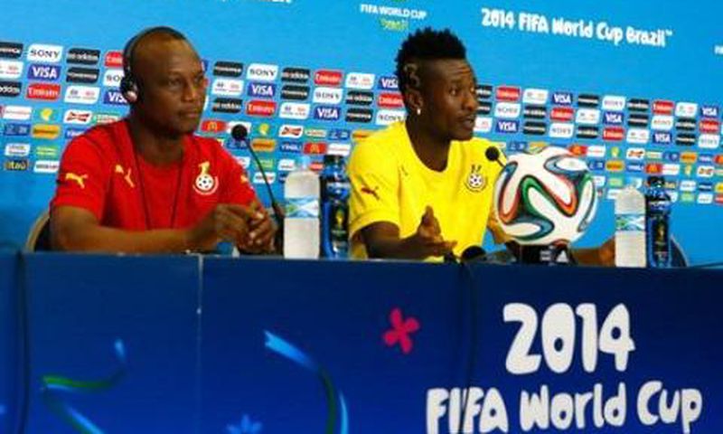 Kwesi Appiah and Asamoah Gyan
