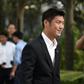 Thai tycoon Thanathorn Juangroongruangkit, leader of the Future Forward Party, arrives at the fffice of the attorney general in Bangkok