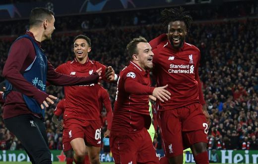 Liverpool midfielder Xherdan Shaqiri revealed tears flowed after their stunning win over Barcelona