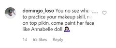 Makeup baby comment4