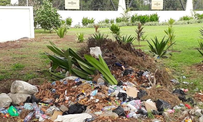 Filth engulfs Jubilee House