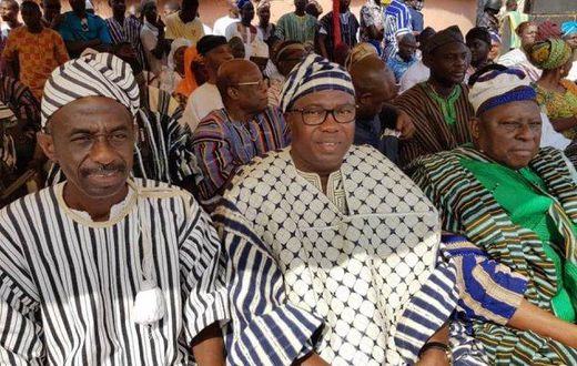 Asiedu Nketia with Ofosu Ampofo