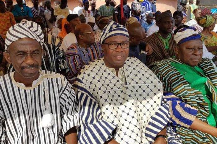 Asiedu Nketia with Ofosu Ampofo