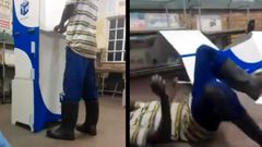 Hilarious video of a drunk man struggling to cast his vote will leave you in stitches