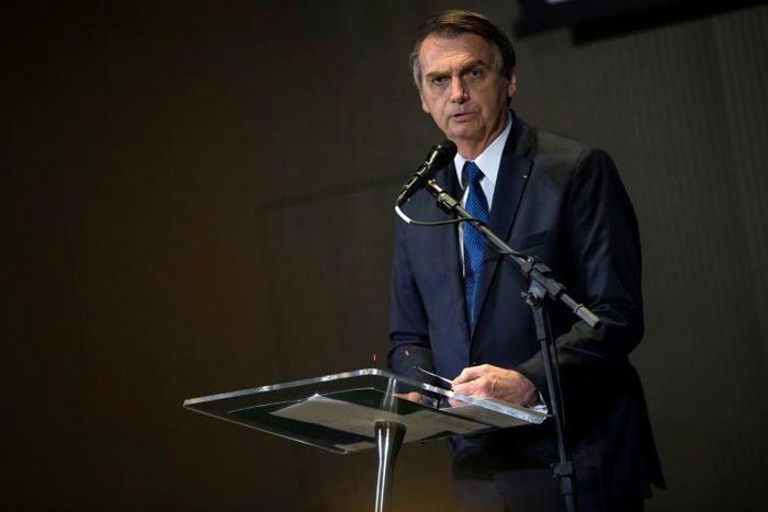 Brazilian President Jair Bolsonaro is due to receeve an award at the Museum of Natural History