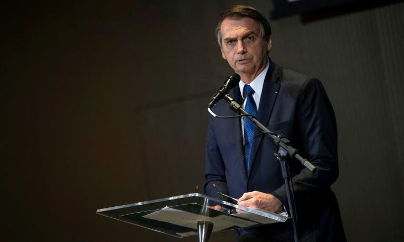 Brazilian President Jair Bolsonaro is due to receeve an award at the Museum of Natural History